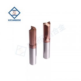Straight Flute End Mill with Durable Bronze Coating for Enhanced Performance