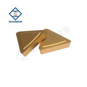 TPKR1603 series equilateral triangular solid carbide indexable inserts for steel processing